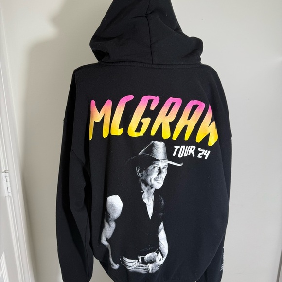 McGraw Tour '24 Black Hoodie - Picture 1 of 5